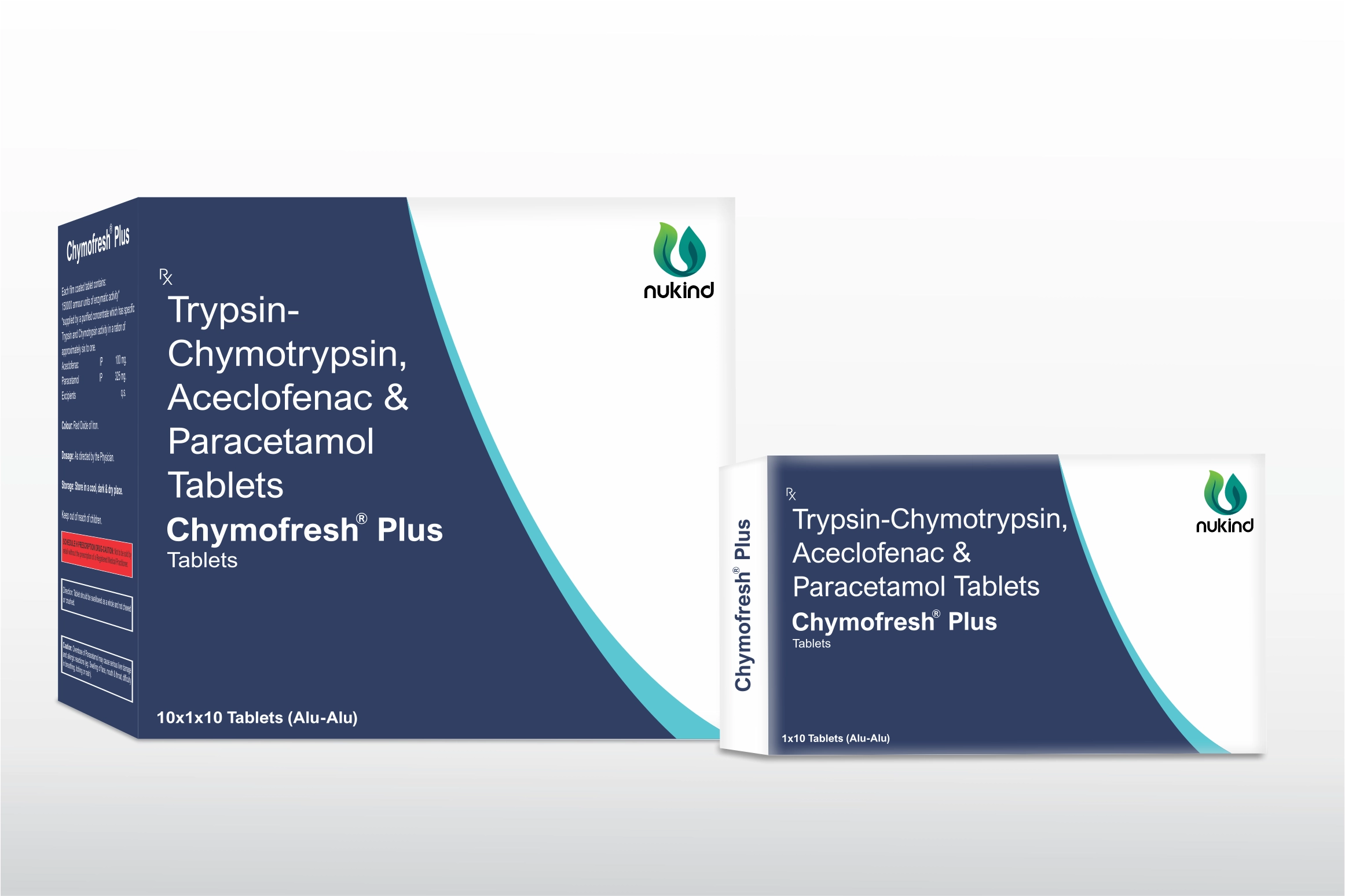 CHYMOFRESH PLUS Tablets | Trypsin–Chymotrypsin, Aceclofenac & Paracetamol