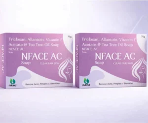 NFACE AC Soap – Triclosan, Allantoin & Tea Tree Oil Soap for Acne-Prone Skin