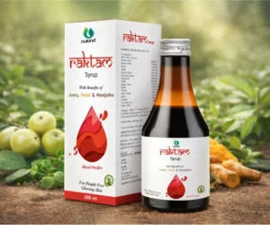 aktam Syrup herbal blood purifier with Amla, Haldi, and Manjistha