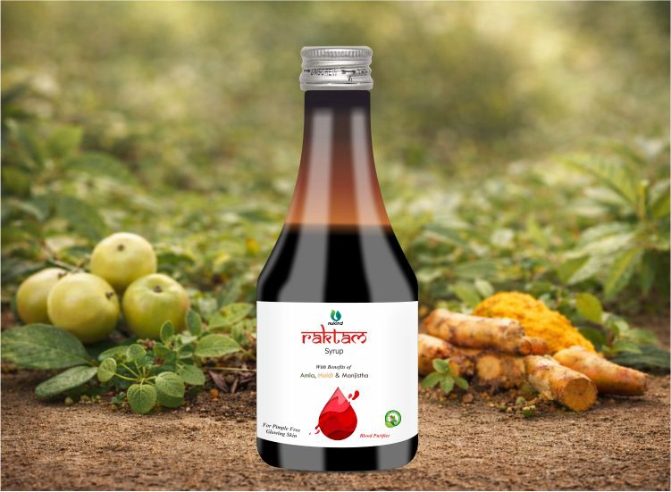 erbal blood purifier syrup Raktam by Nukind Healthcare