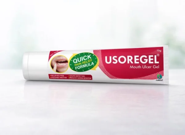 Ultigel `USOREGEL Mouth Ulcer Gel – Quick Pain Relief Formula for Oral Ulcers