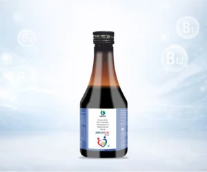 ZINCOPLUS 200 ml syrup bottle by Nukind Healthcare with amino acids, zinc sulphate and multivitamins