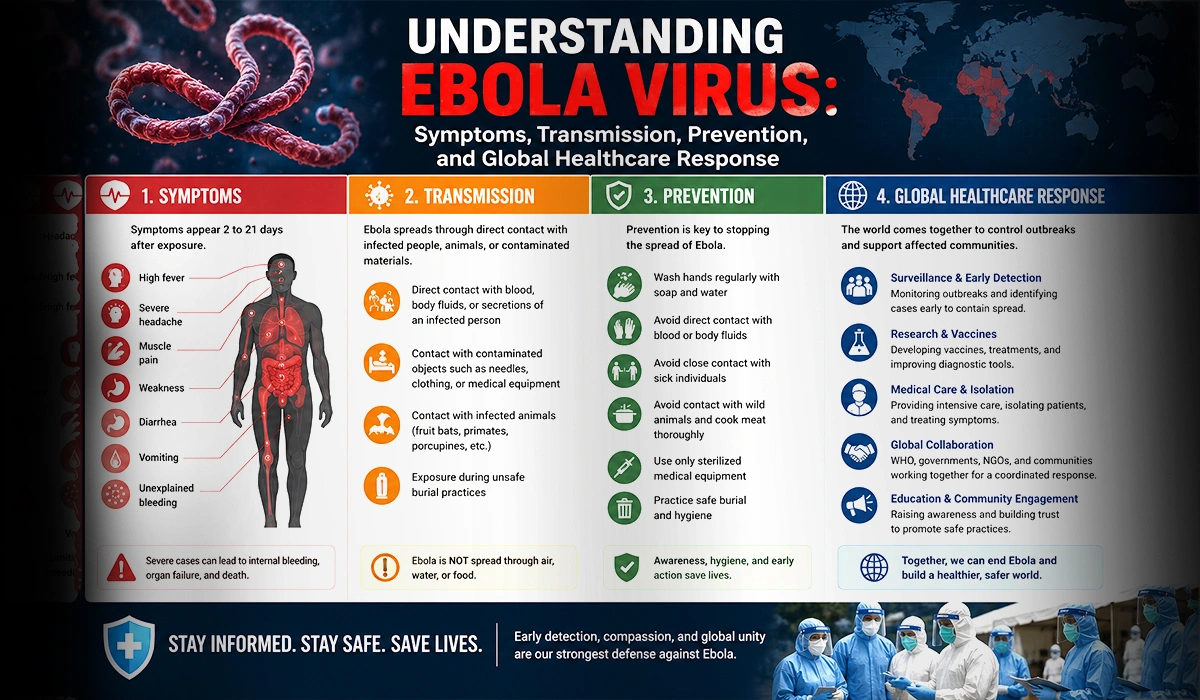 Understanding Ebola Virus: Symptoms, Transmission, Prevention, and Global Healthcare Response