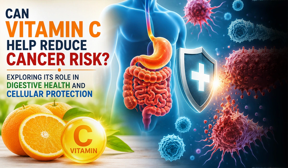 Can Vitamin C Help Reduce Cancer Risk? Exploring Its Role in Digestive Health and Cellular Protection