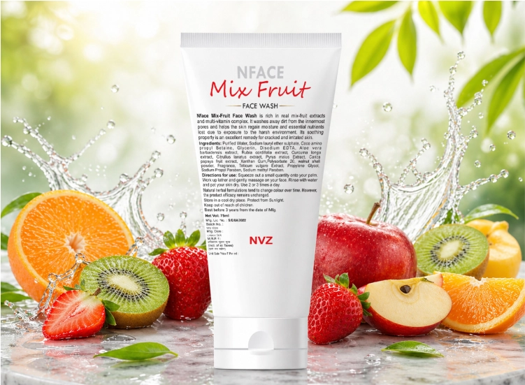 NFACE MIX FRUIT FACEWASH