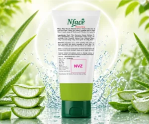 Nface Moisturizing Face Wash enriched with Neem, Tulsi & Turmeric - Gentle Daily Cleanser