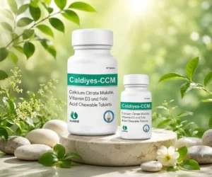 CALDIYES-CCM Tablets | Calcium Citrate Malate with Vitamin D3 & Folic Acid