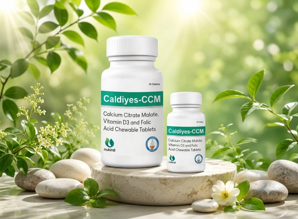 CALDIYES-CCM Tablets | Calcium Citrate Malate with Vitamin D3 & Folic Acid CALDIYES-CCM Tablets | Calcium Citrate Malate with Vitamin D3 & Folic Acid
