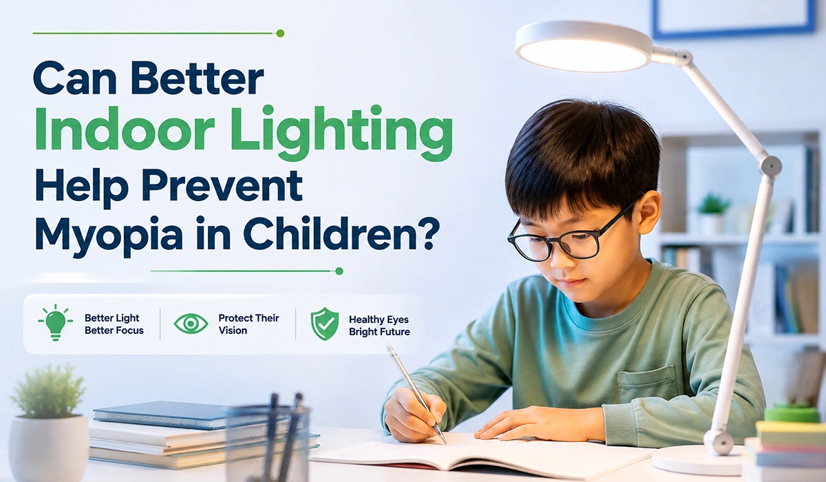 Can Better Indoor Lighting Help Prevent Myopia in Children?