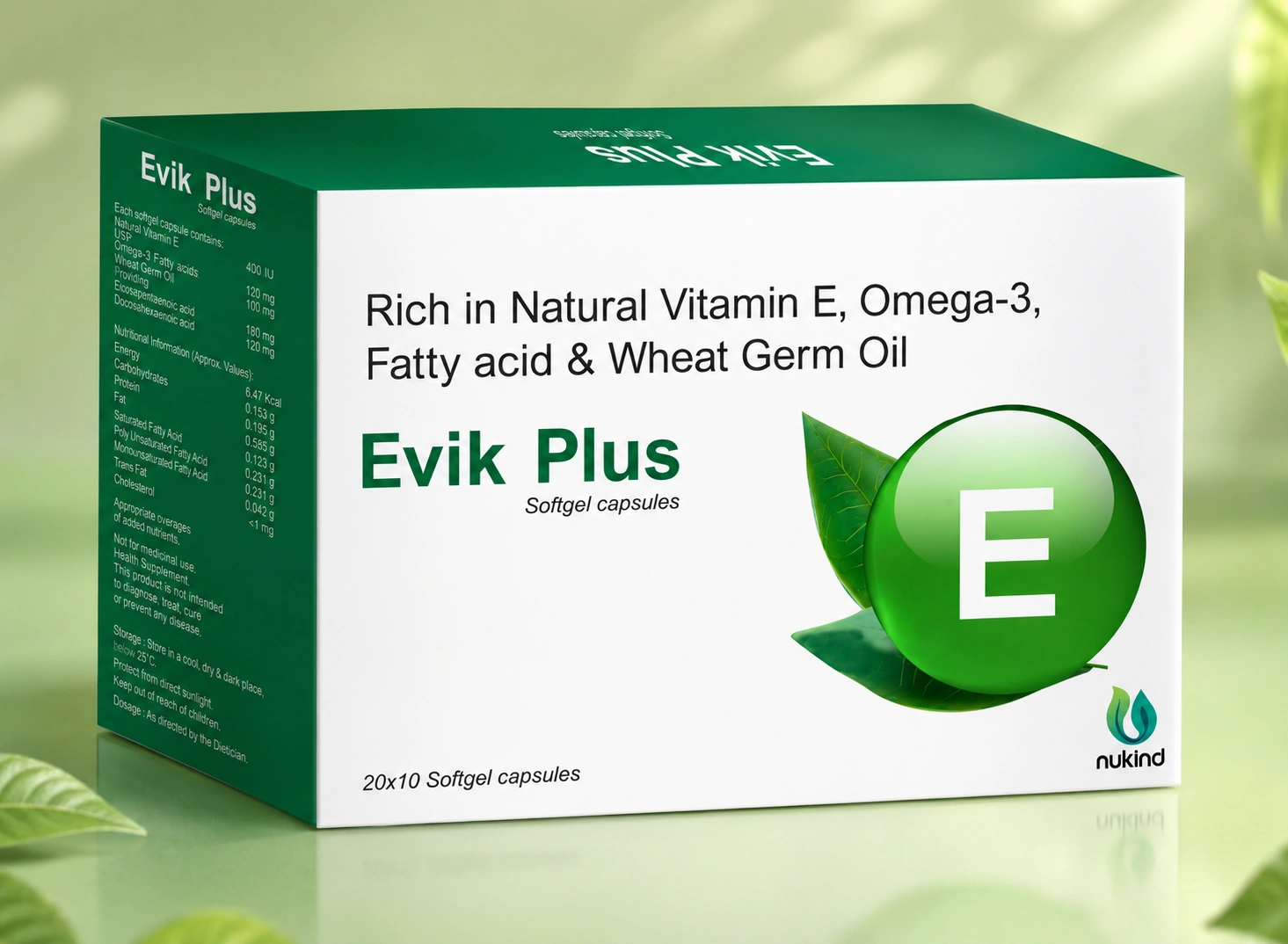 Wellness Starts From Within.” EVIK PLUS Softgelatin Wellness Starts From Within.” EVIK PLUS Softgelatin
