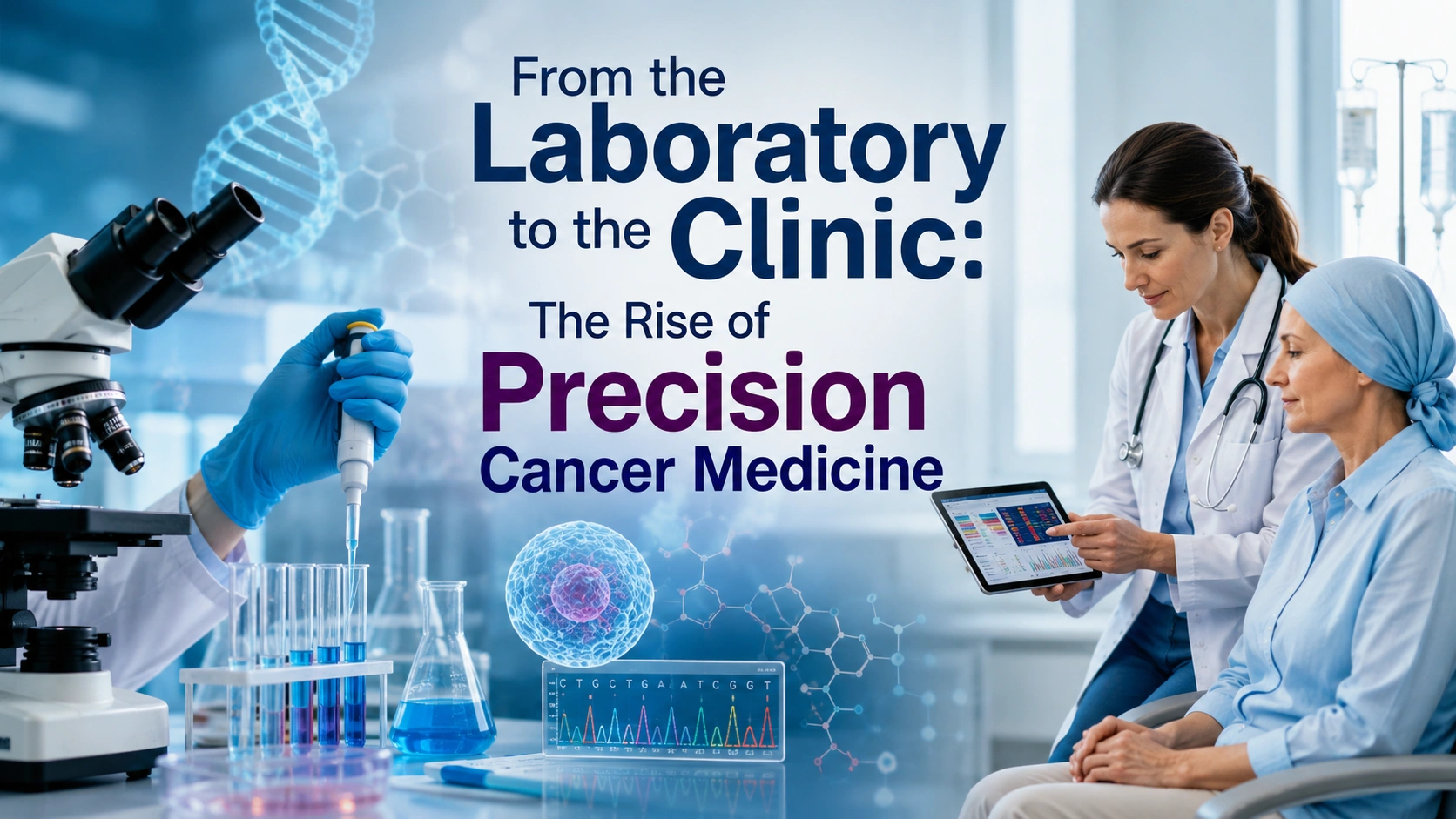 Two people may have cancer in the same organ but have very different genetic changes, proteins, immune characteristics and treatment responses. This growing understanding has helped move oncology toward precision cancer medicine—an approach that uses information about a person's tumor to help guide diagnosis, prognosis and treatment.