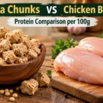 Soya Chunks vs Chicken Breast: Protein Comparison per 100g