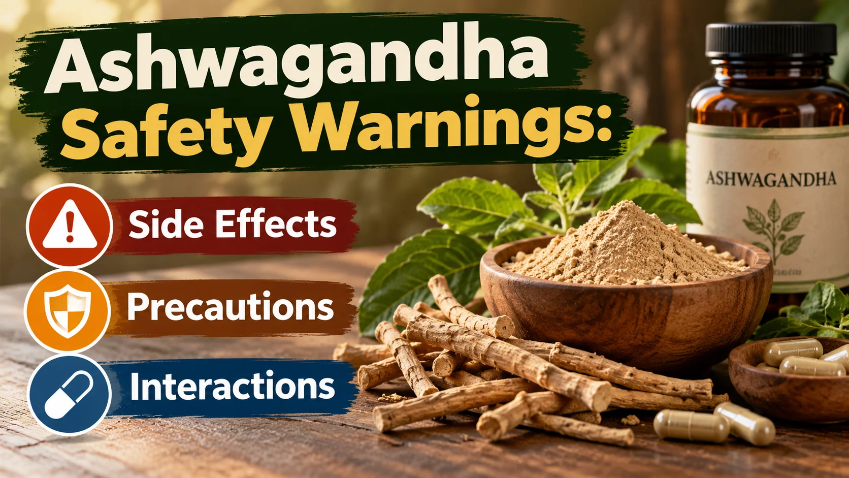 Ashwagandha Safety Warnings: Side Effects & Risks