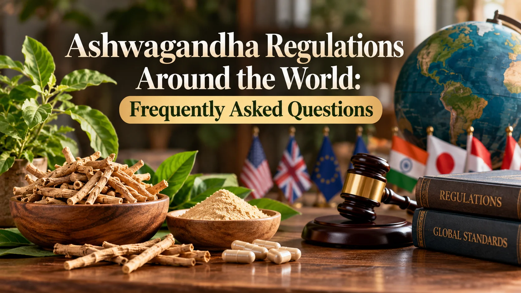 Ashwagandha Regulations Around the World: Frequently Asked Questions