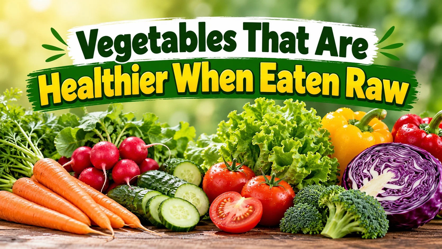 Discover 10 vegetables that are healthier when eaten raw, their nutritional benefits, how to eat them safely, and when cooking is the better choice.
